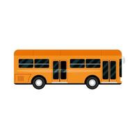 Busfahrzeug privater oder öffentlicher Dienst vektor