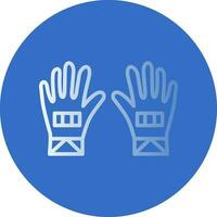 Handschuhe-Vektor-Icon-Design vektor