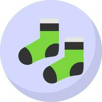 Socken-Vektor-Icon-Design vektor