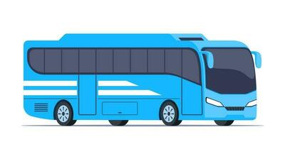 stor Turné buss. offentlig passagerare transport. modern turistiska buss. vektor illustration.