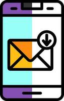 Posteingang-Vektor-Icon-Design vektor