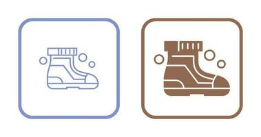 Vektorsymbol für Skischuhe vektor