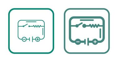 elektrisk krets vektor ikon