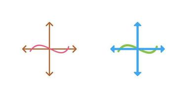 einzigartiges Diagrammvektorsymbol vektor