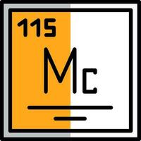 moscovium Vektor Symbol Design