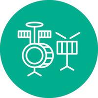 trummor vektor ikon design