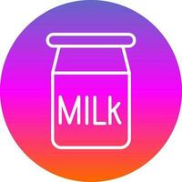 mjölk vektor ikon design