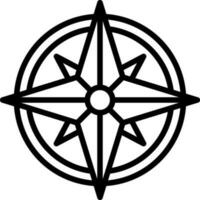 Wind Rose Vektor Symbol Design