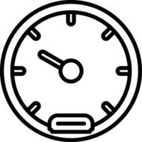 Tachometer-Vektor-Icon-Design vektor