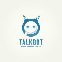 Plaudern bot ai Bote Symbol Logo Vorlage Vektor Illustration Design. modern virtuell Clever Assistent und Kunde Bedienung Unterstützung Logo Konzept