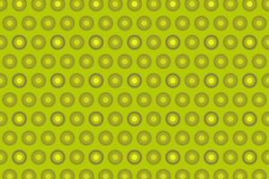 Grün geometrisch Polka Punkt Kreise Muster Vektor Hintergrund