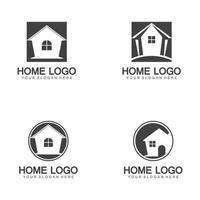 Haus und Gebäude Logo Vektor