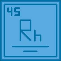 Rhodium Vektor Symbol Design