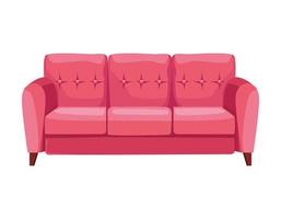 Couch Sofa Forniture isolierte Ikone