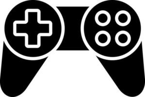 isoliert Gamepad Symbol im schwarz und Weiß Farbe. vektor