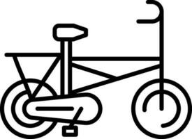 Illustration von Fahrrad Symbol. vektor