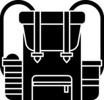 Vektor Illustration von Rucksack Symbol.