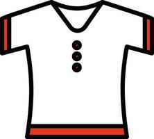 Illustration von T-Shirt Symbol. vektor