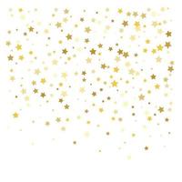guldstjärnor konfetti firande vektor