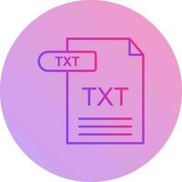 Text vektor ikon