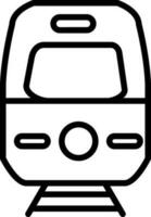 U-Bahn-Vektor-Icon-Design vektor