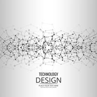 Abstrakte Technologiehintergrund-Designillustration vektor