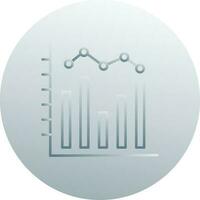 histogram vektor ikon