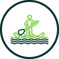 Paddel Surfen Vektor Symbol Design