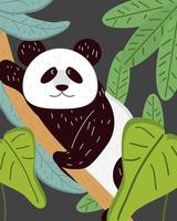 Panda-Astbaum vektor