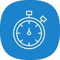 Chronometer-Vektor-Icon-Design vektor