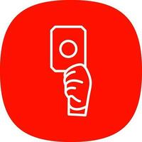 röd kort vektor ikon design
