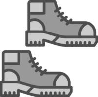 Stiefel-Vektor-Icon-Design vektor