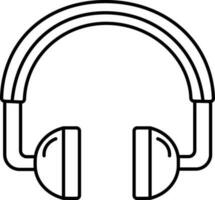 audio, hörlurar, hörlur, earpods ikon vektor
