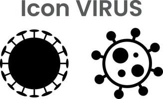 ikonpaket med parasit eller virus eller bakterier eller mikroorganism