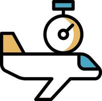 Flugzeug Versand Vektor Illustration auf ein hintergrund.premium Qualität symbole.vektor Symbole zum Konzept und Grafik Design.