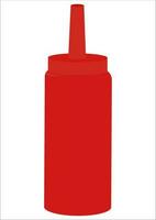 Vektor Illustration von ein Flasche von Ketchup