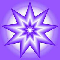 geomatrisch Star Vektor Hintergrund Muster im lila