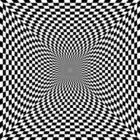 hypnotischer Schwarzweiss-Hintergrund vektor