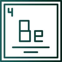 Beryllium Vektor Symbol Design