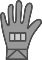 Handschuh-Vektor-Icon-Design vektor