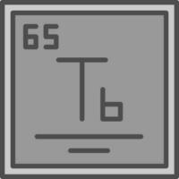 Terbium Vektor Symbol Design