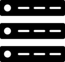 illustration av server ikon eller symbol. vektor