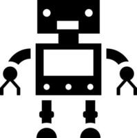 Vektor Illustration von Roboter Symbol.