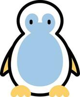 pingvin vektor illustration på en bakgrund.premium kvalitet symbols.vector ikoner för begrepp och grafisk design.