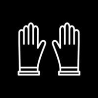 Handschuhe-Vektor-Icon-Design vektor