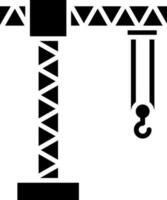 Illustration von Turm Kran Symbol. vektor
