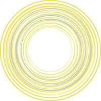 Gelb und grau Kreis geometrisch Element. vektor