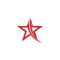 vektor av glans stjärna enkel geometrisk design passa för dynamisk varumärke logotyp