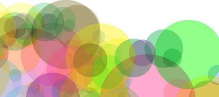 abstrakt färgrik cirklar design. vektor