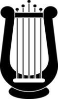 Illustration von Leier Symbol zum Musik- Konzept. vektor